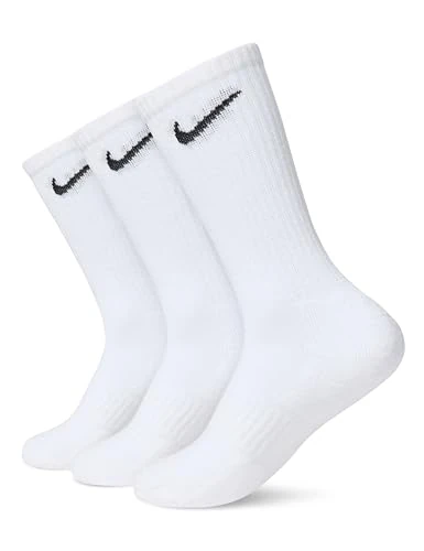 NIKE Unisex U Nk Everyday Cush Crew 3pr Socks