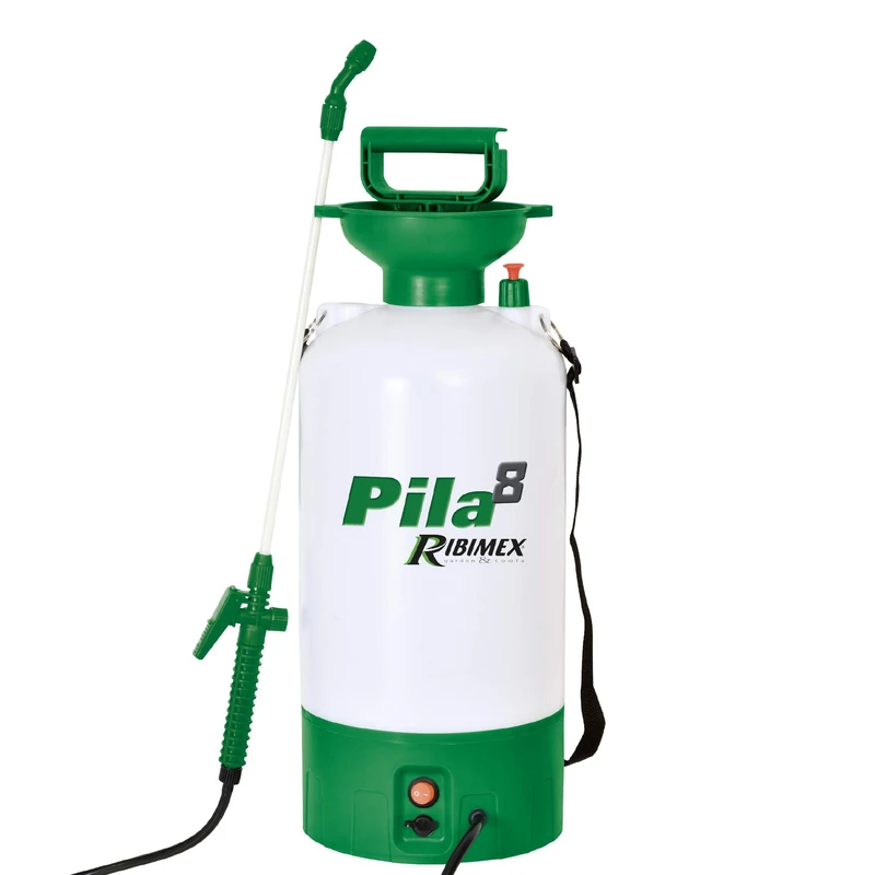 Ribiland – 07375 with Battery, White, 8 Litre Sprayer