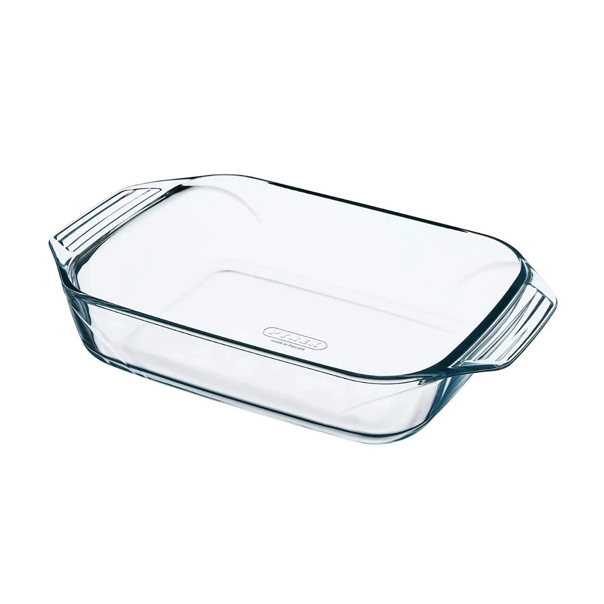 Pyrex Optimum Glass Rectangular Roaster High Resistance Easy Grip 31x20 cm