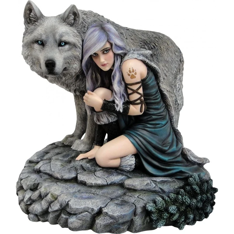 Nemesis Now Anne Stokes Limited Edition Protector Figurine 25cm Grey, Resin