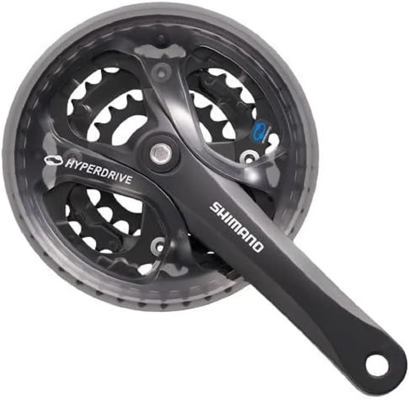 SHIMANO Acera 3-Way Crankset, 67116, Black