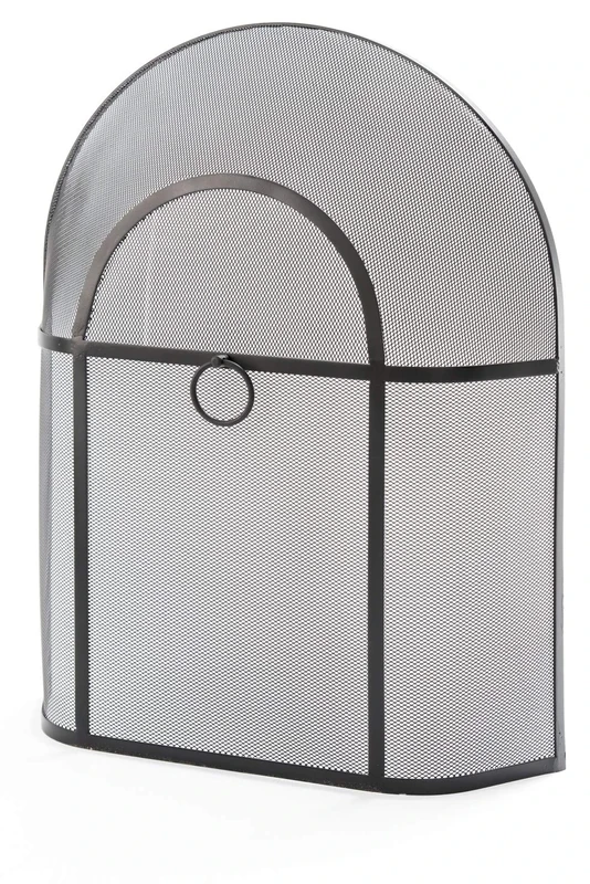 Crannog Heavy Duty Fire Guard - 21x28in Spark Screen for Fireplace