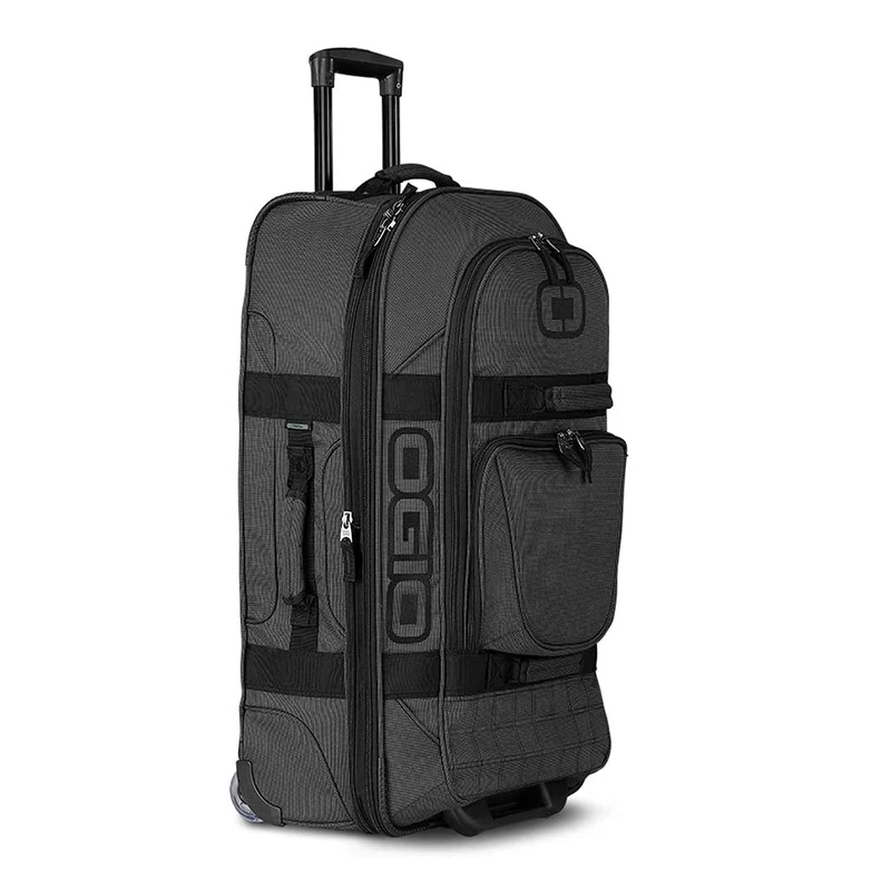Callaway OGIO Terminal Strong and Durable, Reinforced Back Panel Wheeled Travel Bag Suitcase, Black Pindot, 74 cm-95 Litre