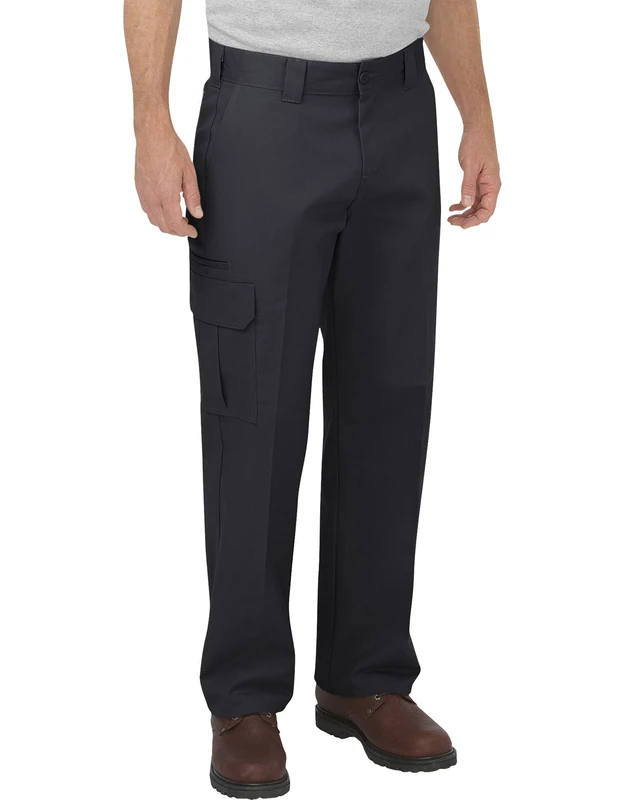 Dickies Men's Relaxed Straight Flex Cargo Pant, Black, 44W x 32L - Image 1