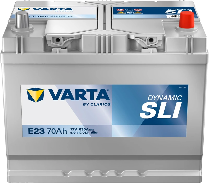 Varta Blue Dynamic E23 Car Battery 5704120633132, 12V 70 mAh 630 A