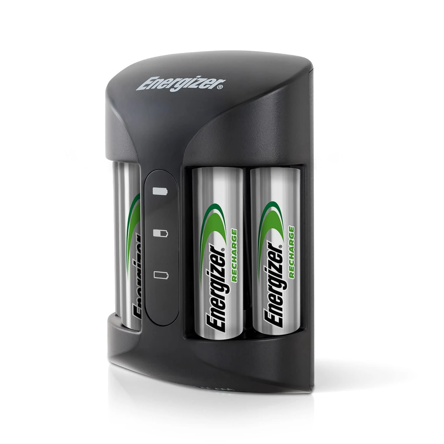 Energizer Recharge Pro - Battery Charger for AA & AAA Batteries - 4x AA Rechargeable NiMH Batteries Included - Fast Charging with Charge Status Indicators and Auto Safety Shut Off