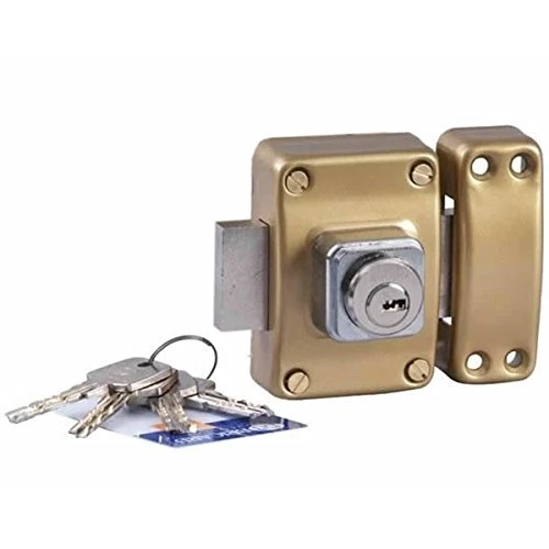 BRICARD 1937 One Lock Knob Cylinder 45 mm Diameter 26 mm/Gold