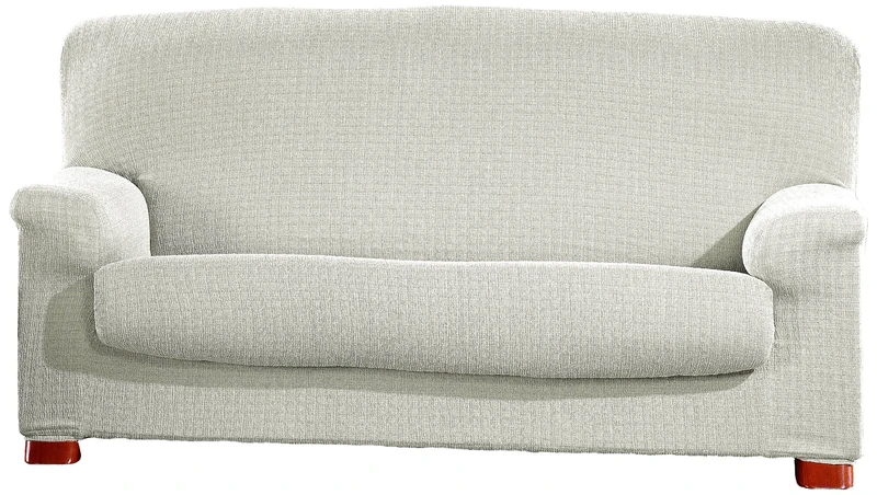 Eysa 2-Squares Dam Sofa Cover, Ecru - Image 1