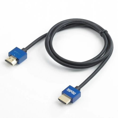 SlimHDMI 1m Slim HDMI Cable, The World's Slimmest HDMI Lead? (Gold Plated, 1080p, 3D, High Speed, ARC) - Image 1