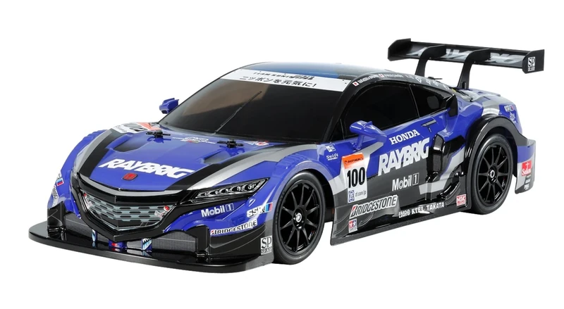 TAMIYA 300058599 – Vehicle – 1:10 RC Raybrig NSX Concept-GT (TT-02)