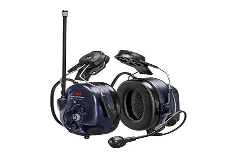 3 M mt7h7p3e4410-eu – Headphones with Microphone (Industry, H = 34 M = 30 L = 23, 33 dB, Binaural, Headphones, Helmet, Black, Blue, White)