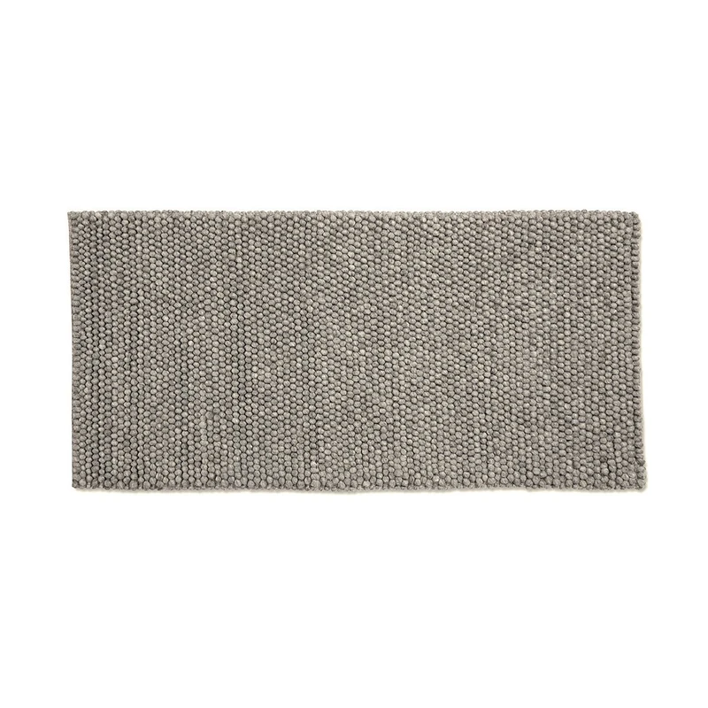HAY Peas Wool Rug, Medium Grey, 140 x 80 cm - Image 1