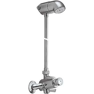 Three Taps – Shower Mixer Set Opposite Entries with Extendable Fittings – Automatic Flow Regulator Built-in Sprayer – Anti-Return Valves in Entry – Flow Rate: 16 L/Min. (112163) - Image 1