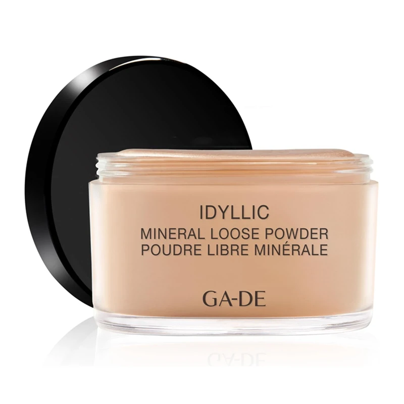GA-DE Idyllic Mineral Loose Powder - Lightweight Setting Powder Makeup - Provides Antioxidant Protection and Blurs Imperfections - 101 Dust - 0.88 oz