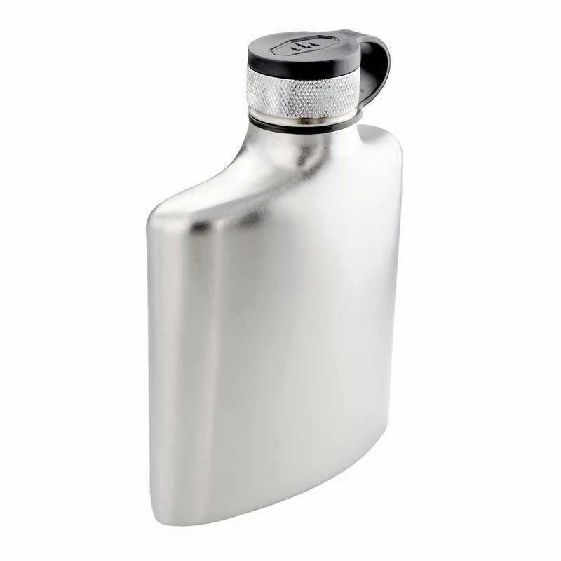 GSI Outdoors 66106 Hip Flask Brushed Stainless Steel - Image 1