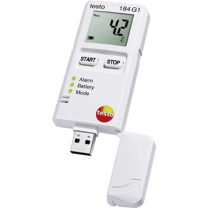 Testo 184 Data Logger shocks, moisture and temperature - 0572 1846 G1 - Image 1