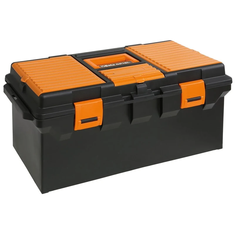 Beta 21150202 Model Cp 15L Long Tool Box, Plastic, Removable Tote Tray and Tool Trays