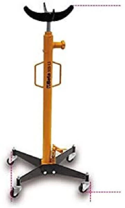 Beta 30260003 Model 3026 0.3 Hydraulic Pit and Under Bridge Jack, 300kg Max Capacity, 1120mm High