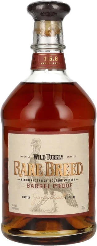 Wild Turkey Rare Breed Kentucky Bourbon Whiskey 70 cl, 58.4 Pour cent ABV - Barrel Proof Bourbon - complete with Gift Box