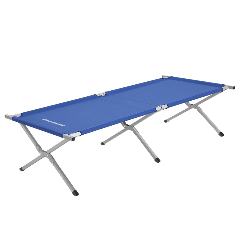 SONGMICS Unisex Gcb21l Camping chair camping bed, Blue, 210 x 72 45 cm UK