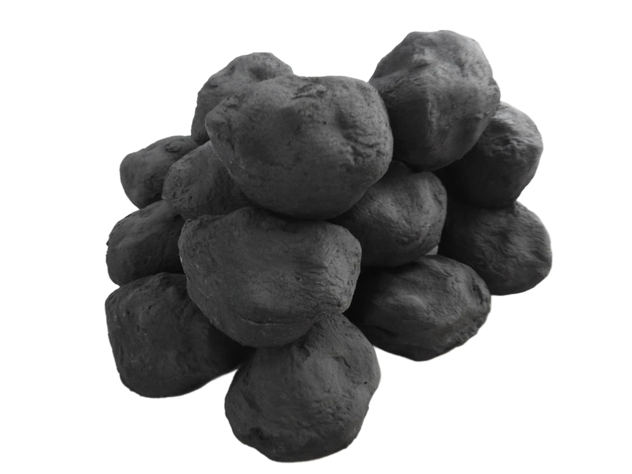 The Stove Wizard Gas Fire Replacement Coals Cast Coals for Live Flame Fires Pack of 14