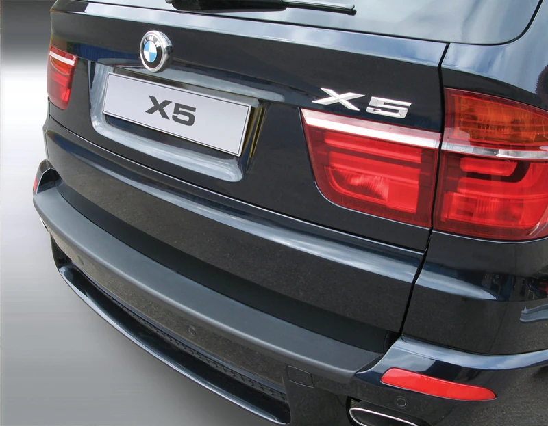 RGM ABS Rear bumper protector compatible with BMW X5 2007-2013 Silver