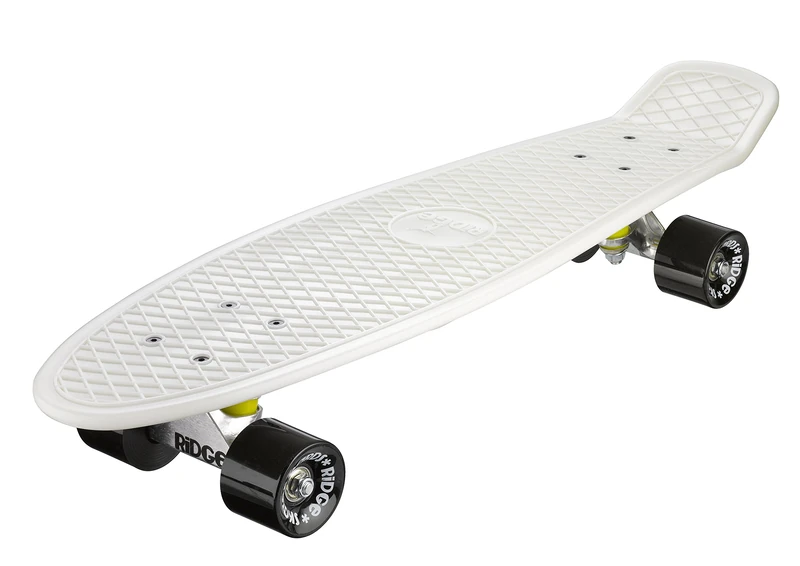 Ridge Skateboards Complete Big Brother Nickel Cruiser Skateboard, 27-Inch, Glow in the Dark