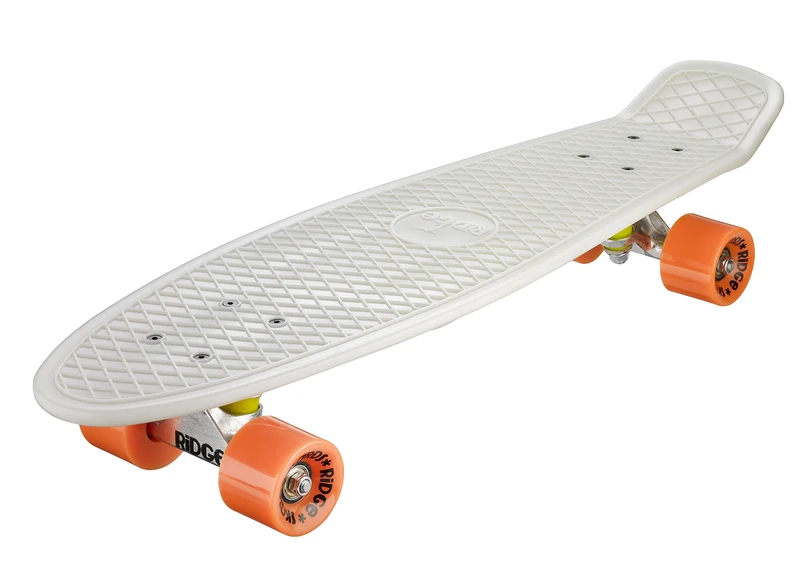Ridge Skateboards Complete Big Brother Nickel Cruiser Skateboard, 27-Inch, Glow in the Dark
