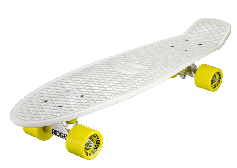 Ridge Skateboards Complete Big Brother Nickel Cruiser Skateboard, 27-Inch, Glow in the Dark