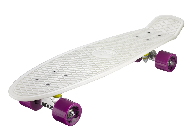 Ridge Skateboards Complete Big Brother Nickel Cruiser Skateboard, 27-Inch, Glow in the Dark