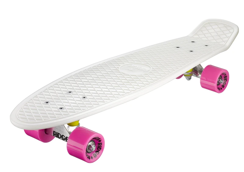 Ridge Skateboards Complete Big Brother Nickel Cruiser Skateboard, 27-Inch, Glow in the Dark
