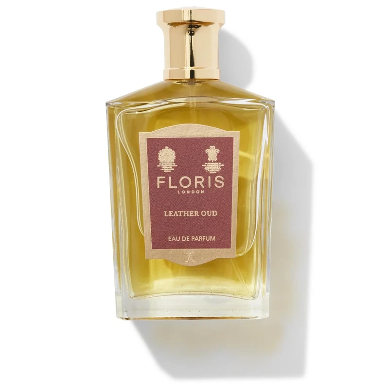 Floris London Leather Oud Eau de Parfum (100ml) | Rich, Earthy & Smoky Fragrance | Enhanced with Vetiver, Amber & Sandalwood | Opulent Scent for Men | Ideal for Everyday & Evening Wear | Vegan