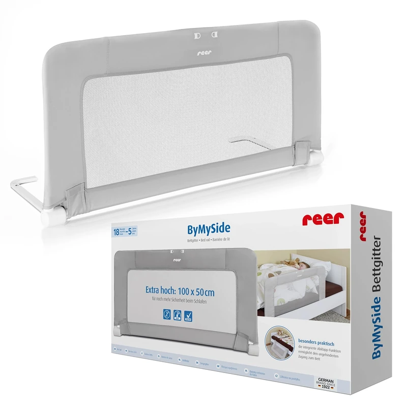 reer Bettgitter byMySide, 100 x 50 cm, grau