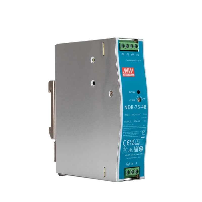 Meanwell - Mount on din rail power (din-rail) ndr-75-48 75w x 1