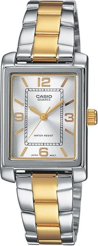 Casio Women's Analogue Quartz Watch with Stainless Steel Bracelet LTP-1234PSG-7A - Image 1