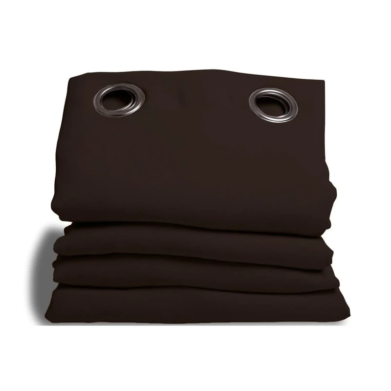 moondream HM6902047 Noise insulation/Blackout/Thermal Curtain 145 x 260 cm Cotton, Cotton, brown, 260x145 cm