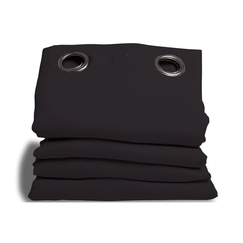 moondream HM6902047 Noise insulation/Blackout/Thermal Curtain 145 x 260 cm Cotton, Cotton, black,40cm x 27cm x 13cm