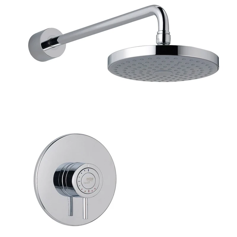 Mira Showers Element Built in Rigid Mixer Shower Polished Chrome 1.1656.013