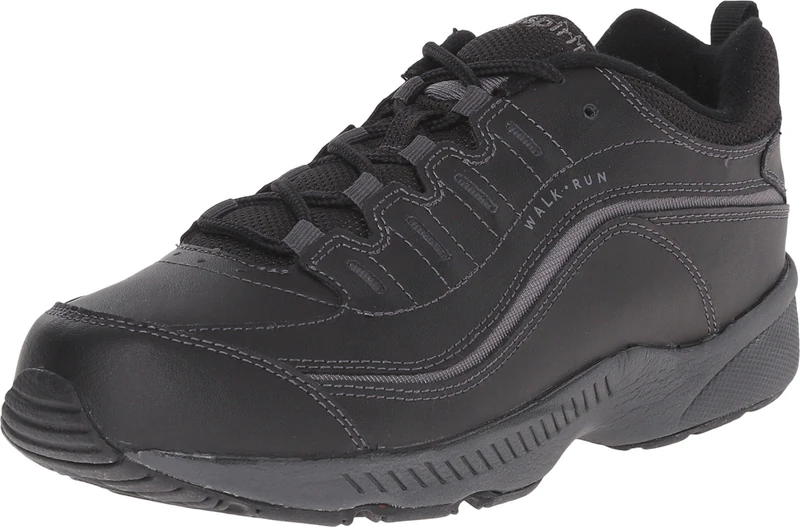 Easy Spirit Women's Romy Walking Shoe (8, Black/Dark Grey) - Image 1