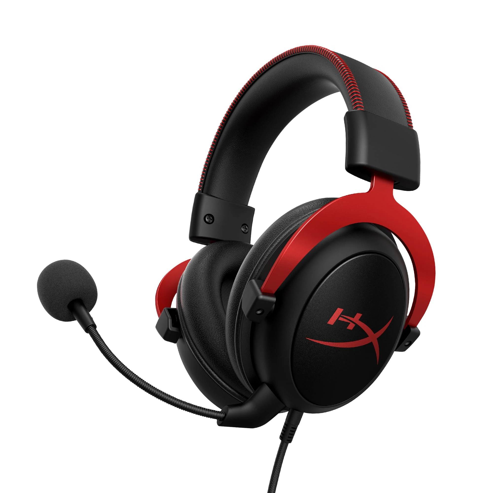 HyperX Cloud II – Gaming Headset PC/PS4/PS5, Red