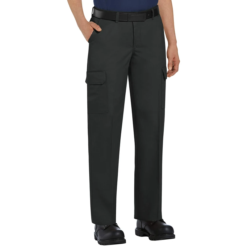 Red Kap Women's Industrial Cargo Pant, Black, 8W x 30L