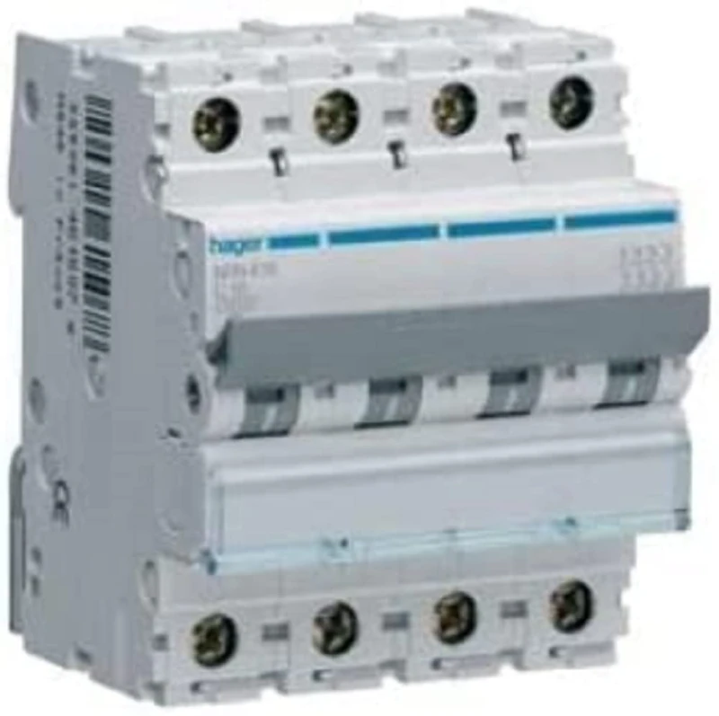Hager Series Nr – Magnetic Switch tetrapolar 25 A curva-c
