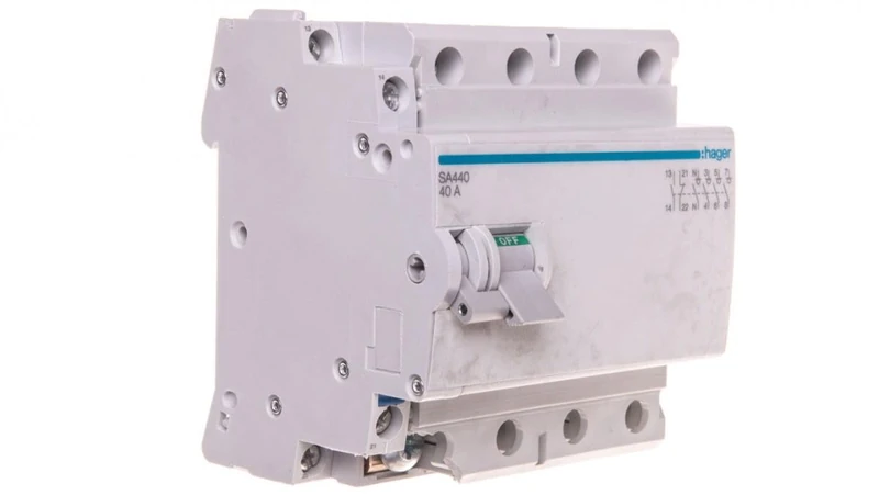 HAGER SA440 - Interrutore non automatico a sgancio libero 4P 40A