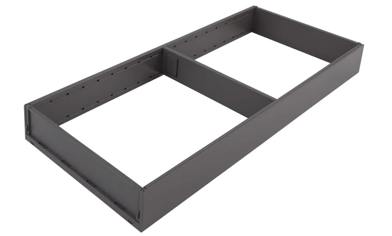Blum Ambia-Line Kitchen Drawer Inserts Frame, Width 200 Length 472 mm, Height 50 mm, Orion Grey Matt, Kitchen Organiser