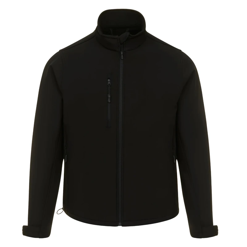 ØRN Softshell Jacket - Mens Outdoor Workwear | 5,000mm Water Resistant with BreathableTechnical Fabric - Tern 4200, Black, Small - Image 1