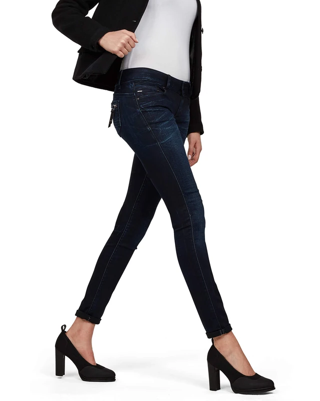 G-STAR Women's Midge Cody Mid Skinny Jeans, Blue (Medium Aged 60883-6131-071), 26W / 32L
