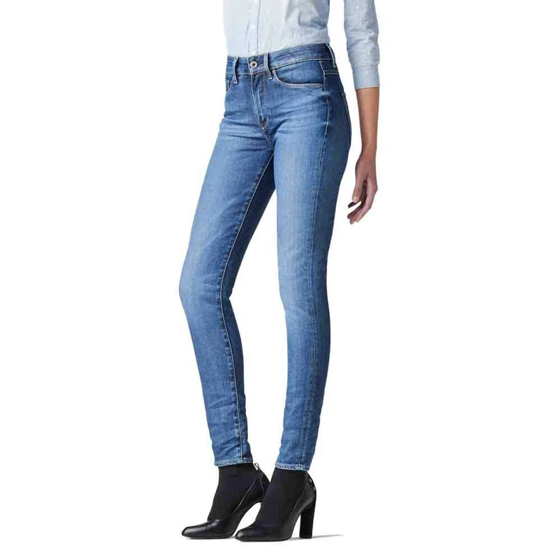 G-Star Women's 3301 High Waist Super Skinny Jeans, Blue (dk Aged 60880-6742-89), 25W / 30L