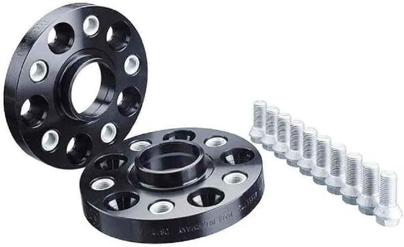 H&R DRA-System Wheel spacer set 70mm per axle - Bolt pattern 5x100 - Hub 57,1mm - Bolt size M14x1,5 - compatible with Audi/Seat/Skoda/Volkswagen - Black