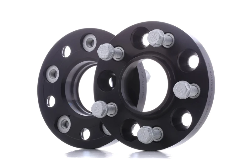 H&R DRA-System Wheel spacer set 40mm per axle - Bolt pattern 5x120 - Hub 72,5mm - Bolt size M12x1,5 - compatible with BMW - Black