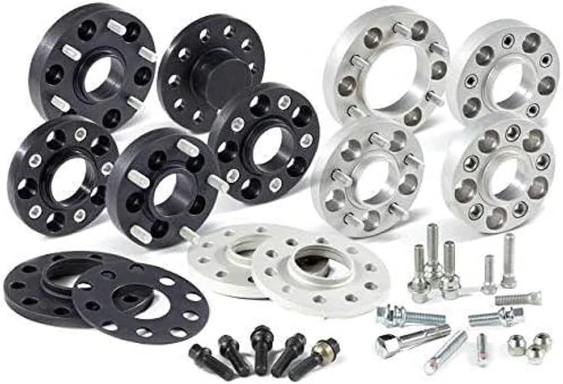 H&R DRA-System Wheel spacer set 90mm per axle - Bolt pattern 5x120 - Hub 74,0mm - Bolt size M12x1,5 - compatible with BMW - Black